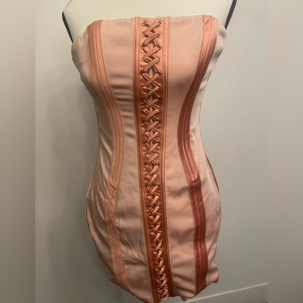 House of CB strapless dress.